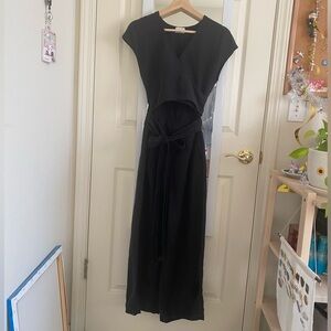 Aritzia Wilfred Brax Jumpsuit Black 0